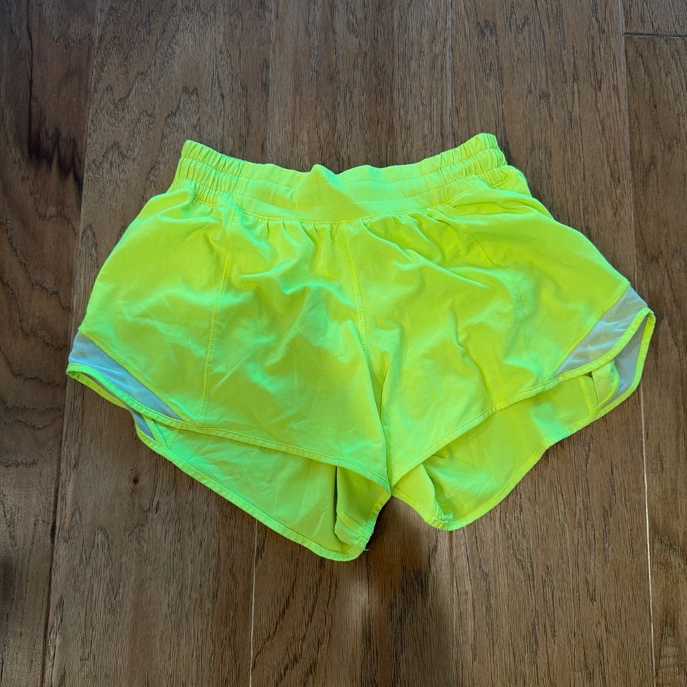 Lululemon Athletica Neon Green Athletic Shorts